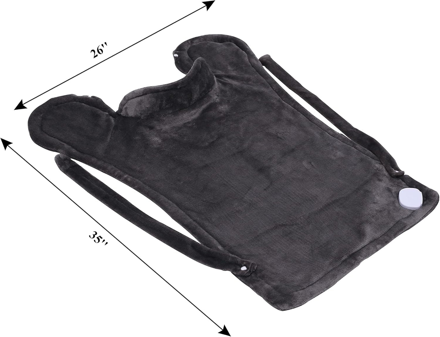 26" X 35" Neck&Shoulder&Back Heating Pad with Fast-Heating Technology, Pain Relief for Back/Neck/Shoulders/Menstrual Pain, Christmas Gifts