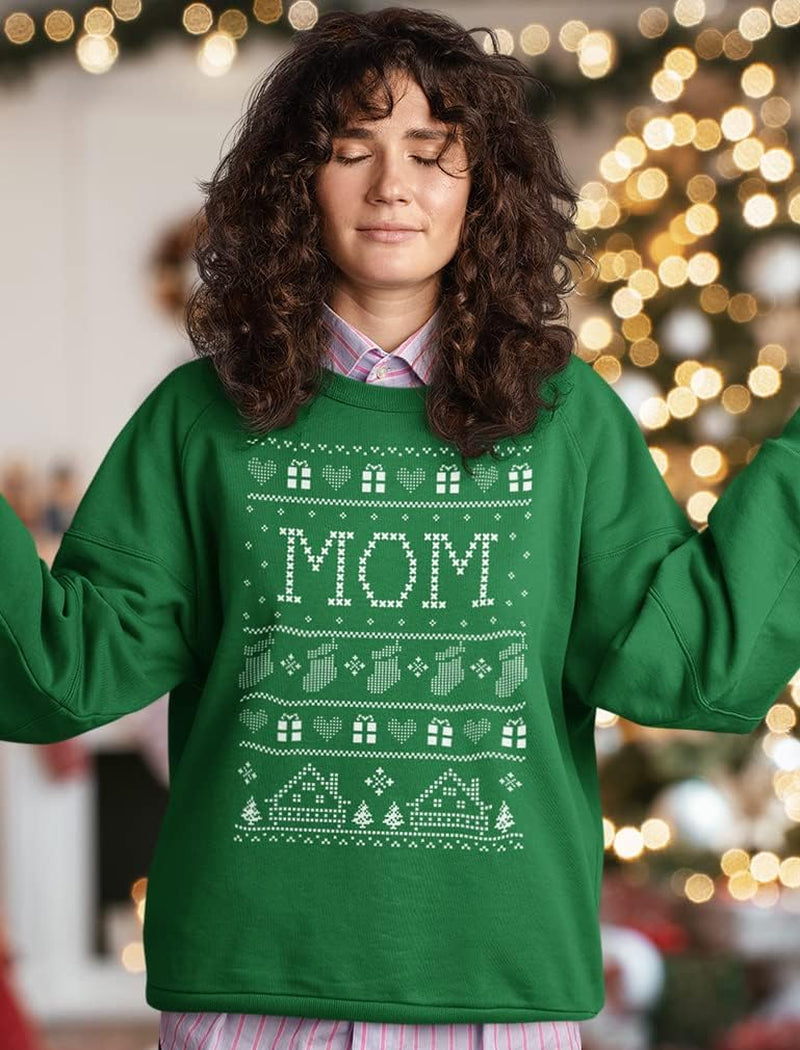 Mom Sweatshirt Ugly Christmas Sweater