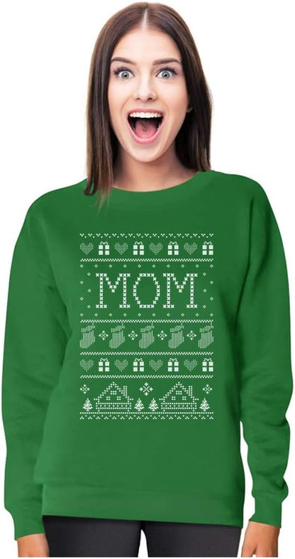 Mom Sweatshirt Ugly Christmas Sweater