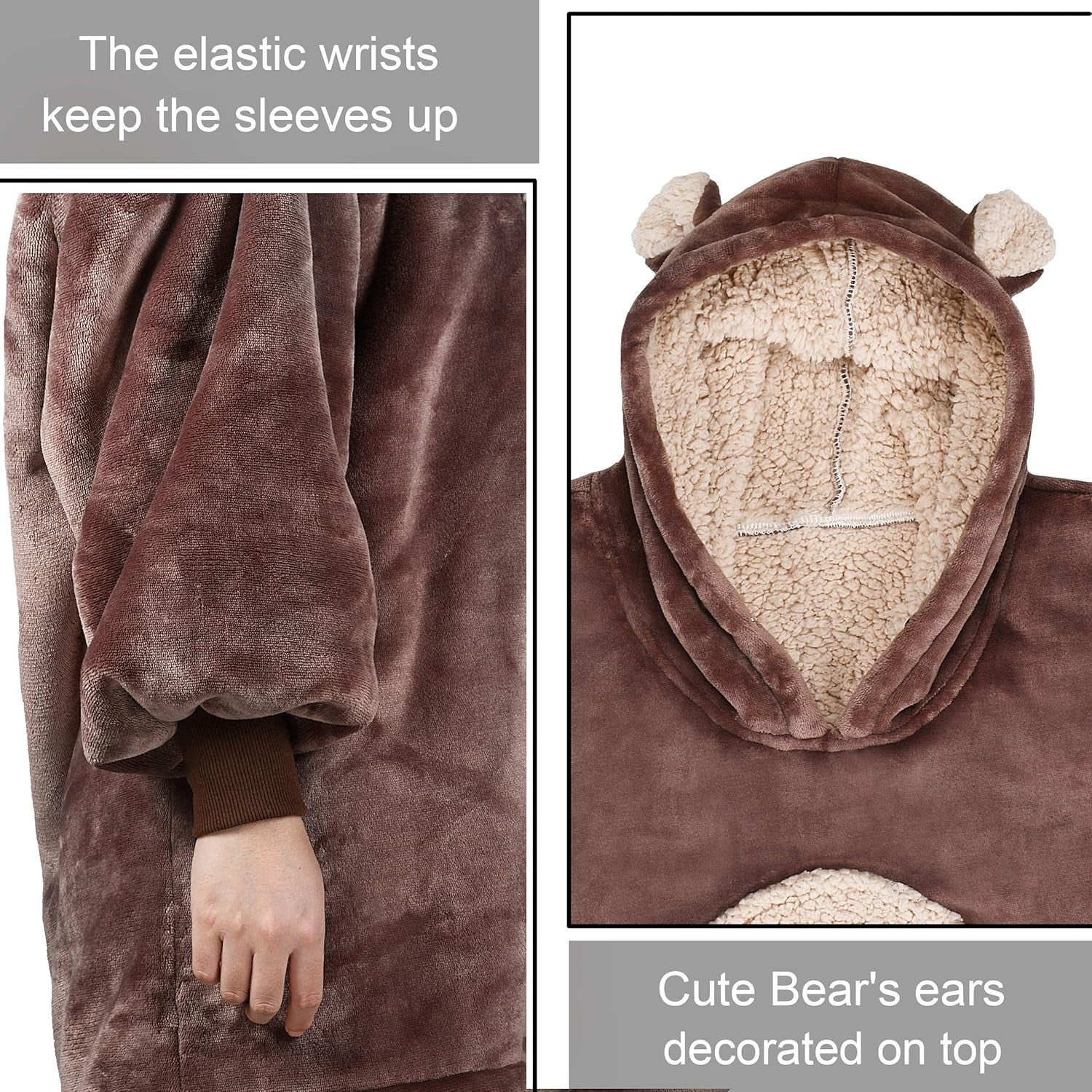 Super Soft Warm Cozy TEDDY BEAR Sherpa