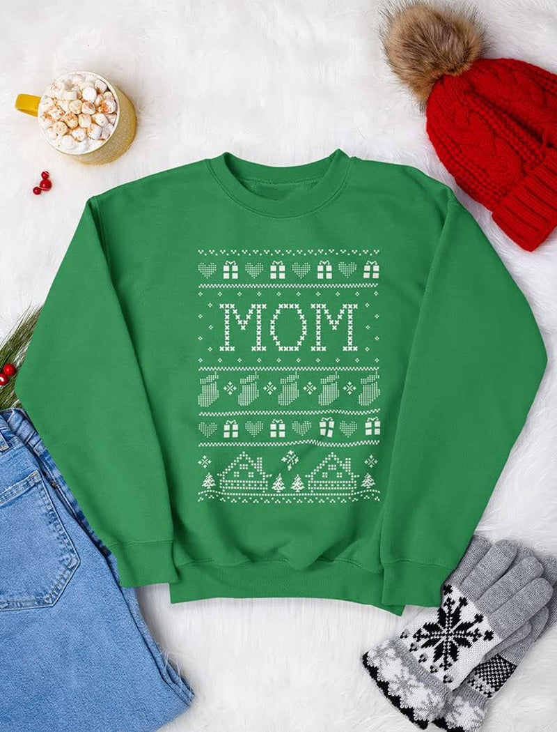 Mom Sweatshirt Ugly Christmas Sweater